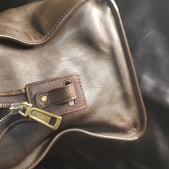 YVES SAINT LAURENT Cabas Shyc Satchel Bag Leather - Picture 9 of 16